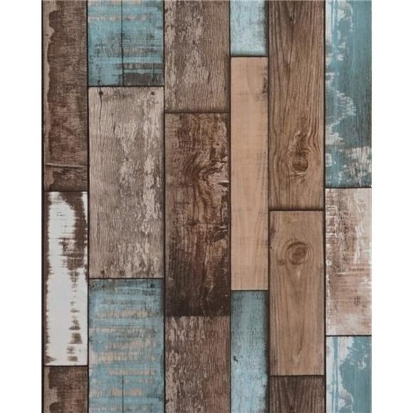 Wood Plank Wallpaper Peel and Stick Wood Contact Paper, Roll118''x17.7''